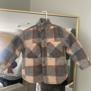 Zara toddler plaid jacket